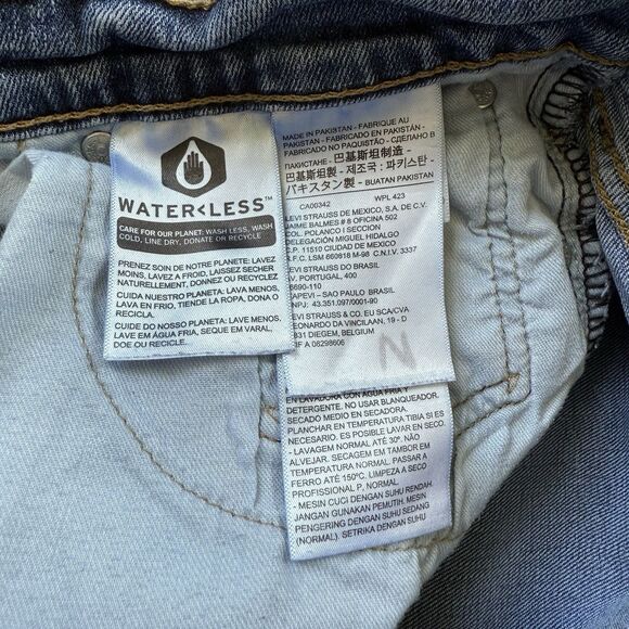 Levi's 527 Slim Fit Bootcut Jeans Men's 31 X 32 Medium Blue Wash - Picture 8 of 14